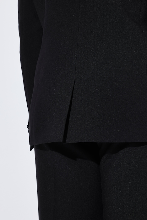 Smoking-Jacke, tailliert, Reverskragen, elastisches Futter