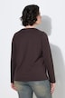 Shirt, Gartenmotiv, Classic, V-Ausschnitt, Langarm