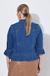 Jeansjacke, Volants, Stretchdenim, 3/4-Ärmel