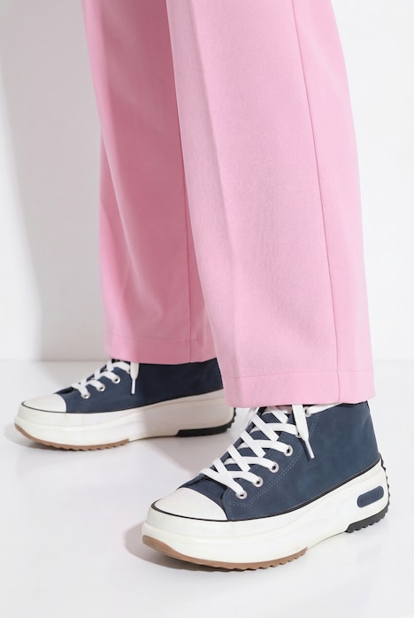 Pantalon, coupe droite, qualité premium lisse