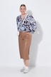 Faux leather culottes, wide leg
