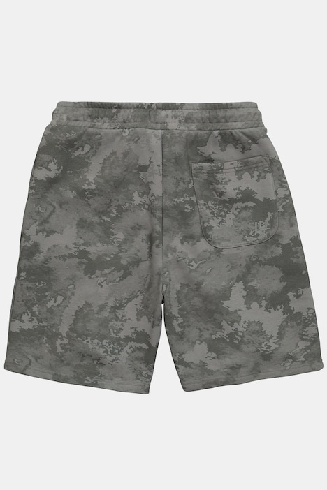 Bermudy, Fitness, teplákové, elastický pás, až do 7XL