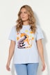 T-Shirt, Boxy Fit, Animal-Motiv, Halbarm