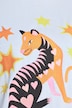 T-Shirt, Boxy Fit, Animal-Motiv, Halbarm