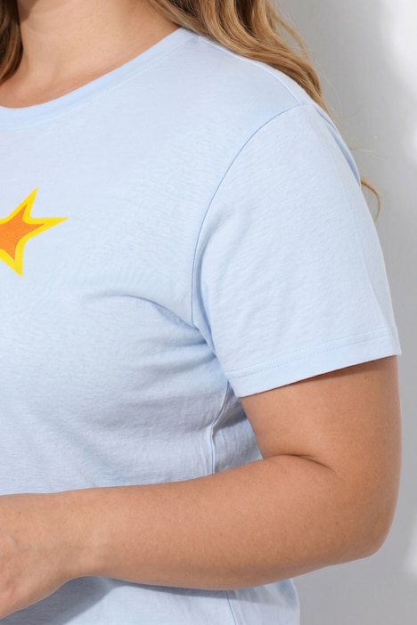 T-Shirt, Boxy Fit, Animal-Motiv, Halbarm