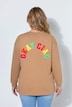 Okay Ciao Textured Lettering Sweatshirt
