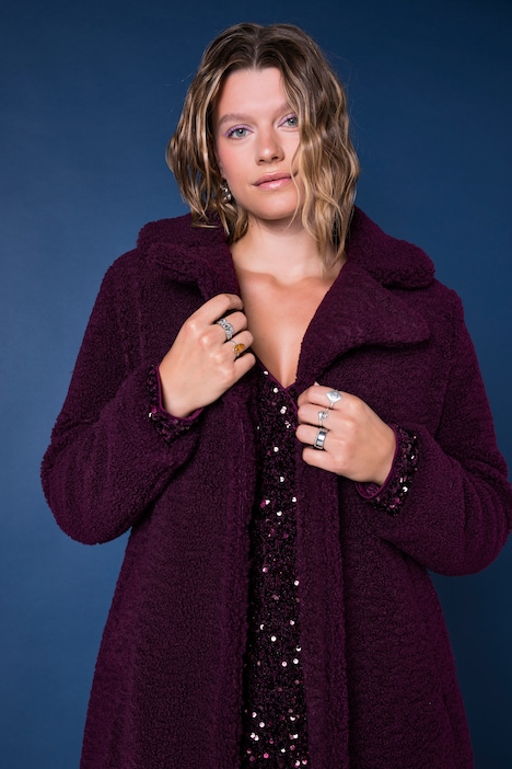 Long Teddy Fleece Coat