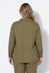 Blusenshirt, A-Linie, Hemdkragen, Schnürung