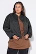 Leo-Blouson, Oversize Shape, College-Kragen, Ballon-Langarm