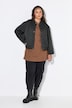 Leo-Blouson, Oversize Shape, College-Kragen, Ballon-Langarm