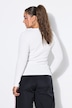 Rippshirt, Slim Fit, Langarm
