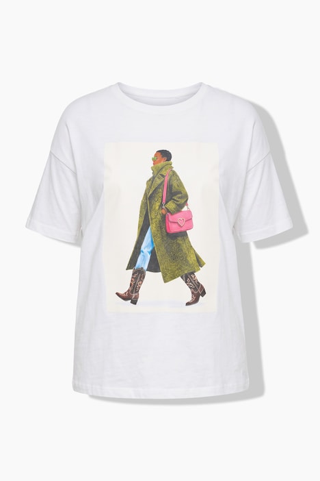 T-Shirt, Oversize Shape, Fashion-Print