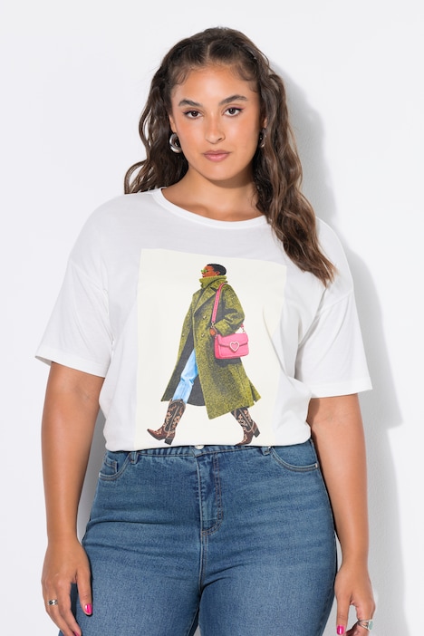 T-Shirt, Oversize Shape, Fashion-Print