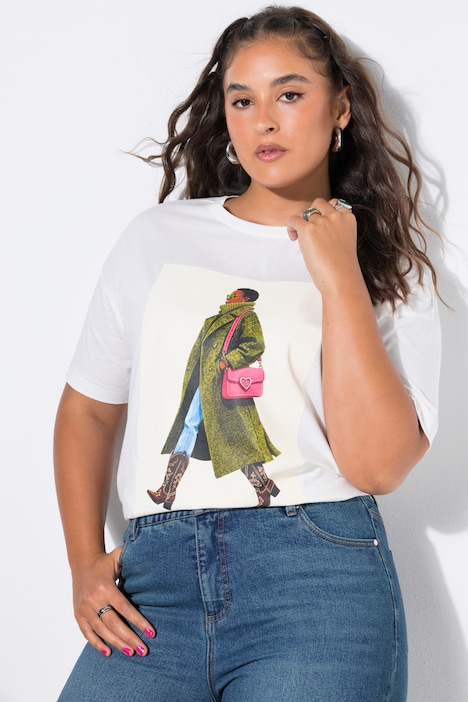 T-Shirt, Oversize Shape, Fashion-Print