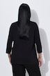 2-in-1-Shirt, Häkel-Bordüren, A-Linie, Rundhals, 3/4-Arm