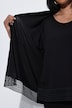 2-in-1-Shirt, Häkel-Bordüren, A-Linie, Rundhals, 3/4-Arm