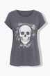 T-shirt, comfort fit, skull motif