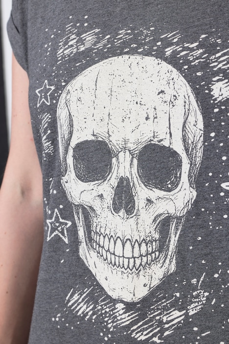 T-shirt, comfort fit, skull motif