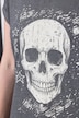 T-shirt, comfort fit, skull motif
