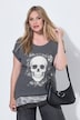 T-shirt, comfort fit, skull motif