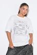 T-Shirt, Oversize Shape, Coffeebar-Print