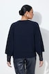 Pullover, kurzer Regular Fit, Rundhals, 3/4-Arm