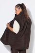 Teddyfell-Weste, Oversize Shape, Zipptasche