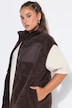 Teddyfell-Weste, Oversize Shape, Zipptasche