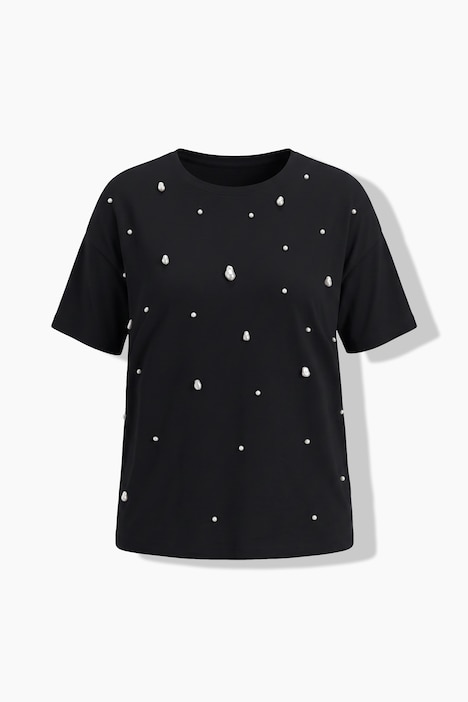 T-Shirt, Oversize Shape, Zierperlen