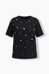 T-Shirt, Oversize Shape, Zierperlen