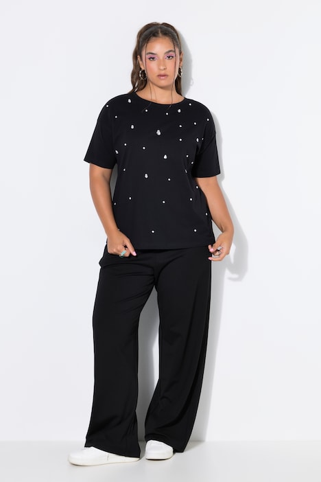 T-Shirt, Oversize Shape, Zierperlen