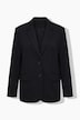 Puntoblazer, oversized, Punto-di-Roma Jersey