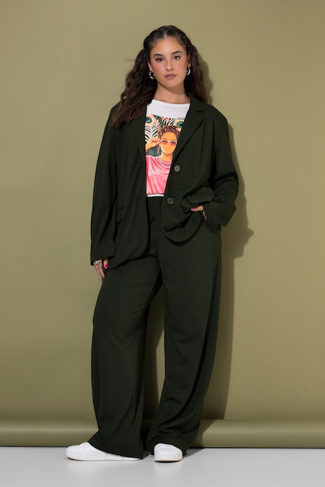 Puntoblazer, oversize, Punto-di-roma jersey