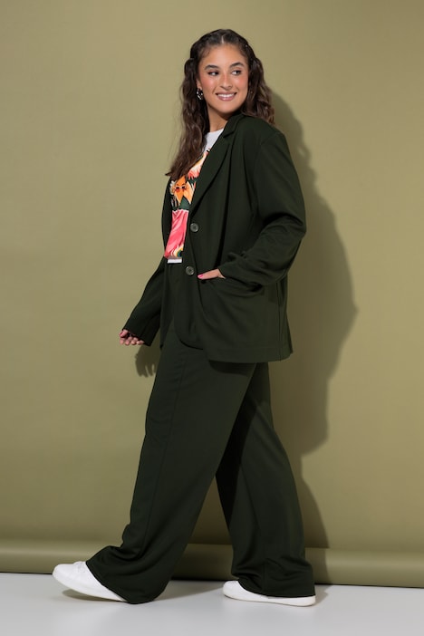 Puntoblazer, oversize, Punto-di-roma jersey
