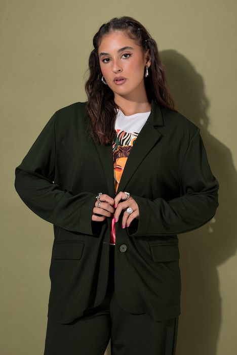 Puntoblazer, oversize, Punto-di-roma jersey