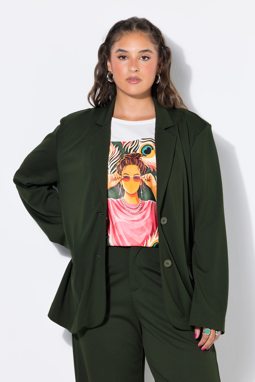 Puntoblazer, oversized, Punto-di-Roma-jersey