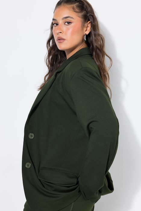 Puntoblazer, oversize, Punto-di-roma jersey