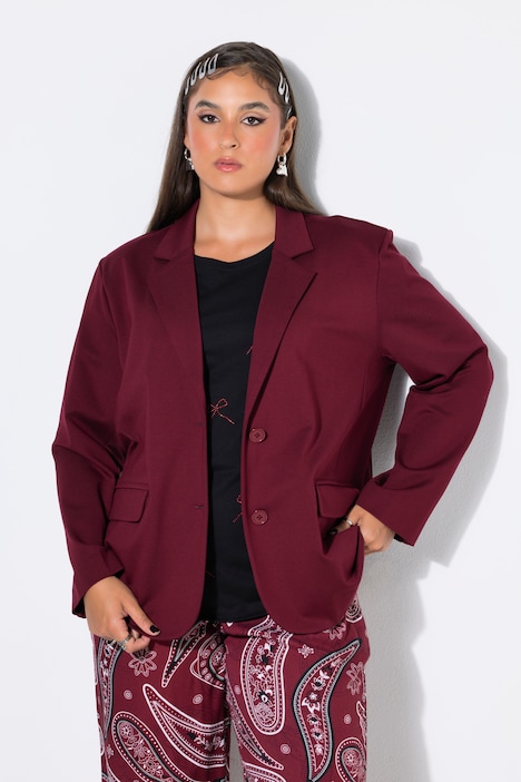 Puntoblazer, oversize, Punto-di-roma jersey