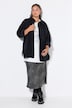 Jeanshemd, oversized, Schluppe, Langarm