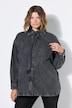 Jeanshemd, oversized, Schluppe, Langarm