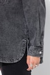 Jeanshemd, oversized, Schluppe, Langarm