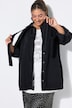Jeanshemd, oversized, Schluppe, Langarm