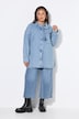 Jeanshemd, oversized, Schluppe, Langarm