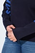 Pullover, Schriftzug, Boxy, Rundhals, Langarm