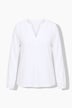 Shirt, Modalmix, Tunika-Ausschnitt, Langarm