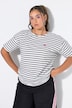 Striped Heart Logo Short Sleeve Tee