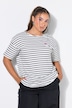 Striped Heart Logo Short Sleeve Tee