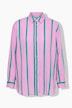 Musselin-Bluse, oversized, Langarm