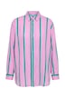 Musselin-Bluse, oversized, Langarm