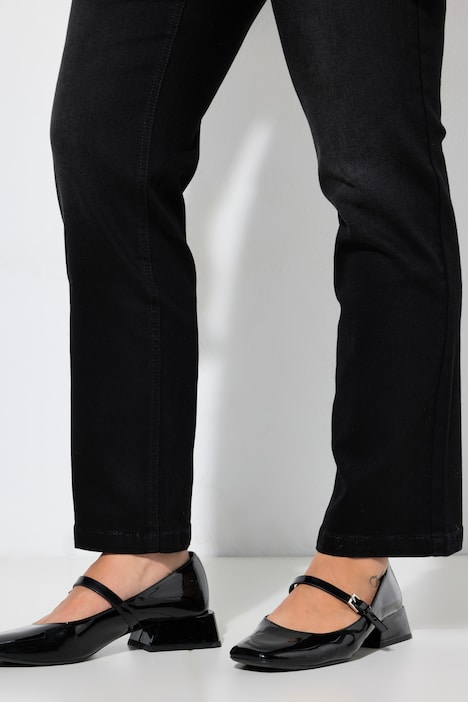 Straight Fit-Jeans, 4-Pocket, StoneWash-Look